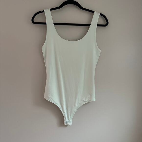Express Tops - Express body contour light mint green tank top bodysuit NWT